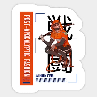 Post-Apocalyptic Fashion Hunter Sticker